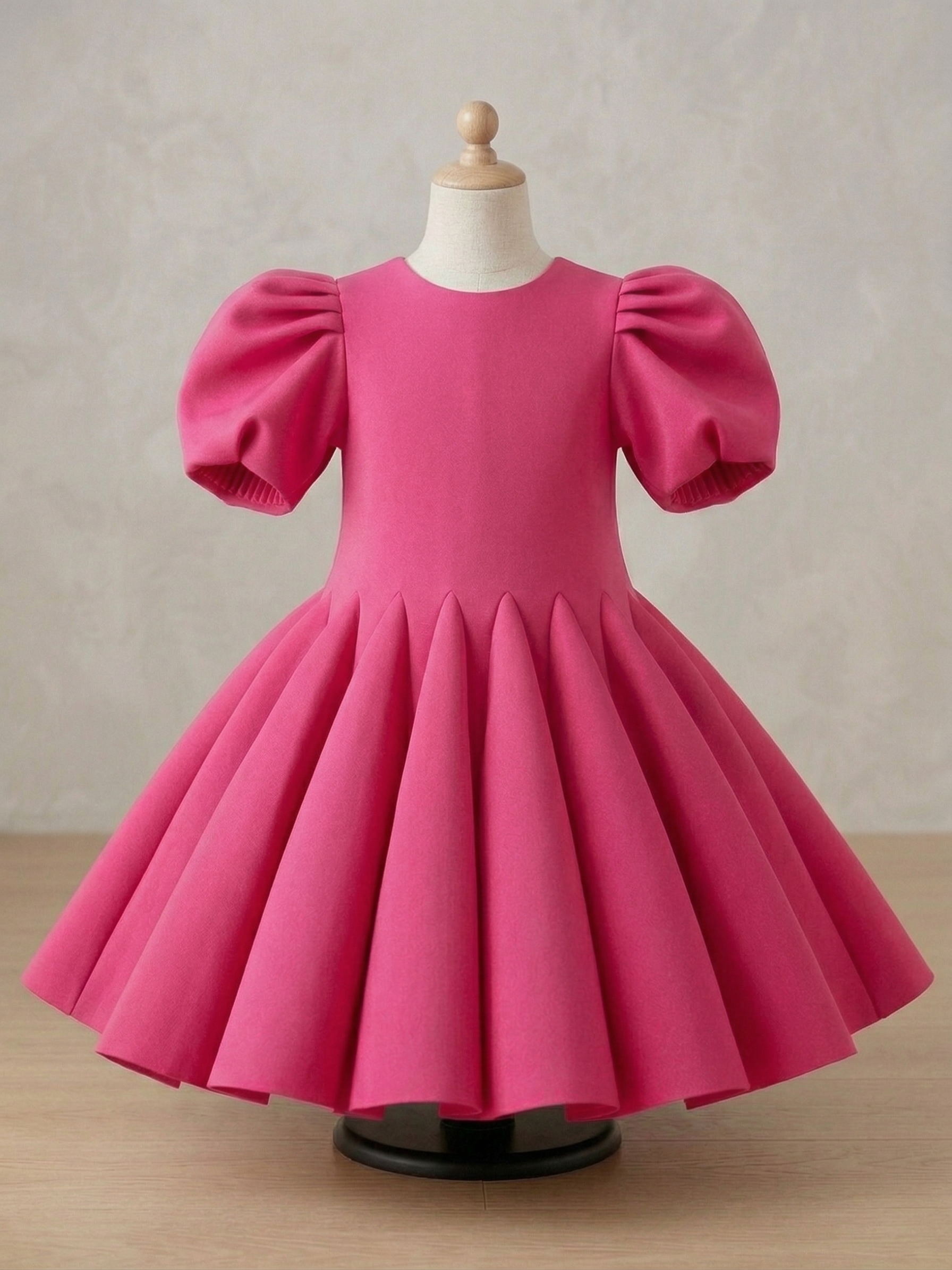 The Bubblegum Sculptural Party Dress - Image 2