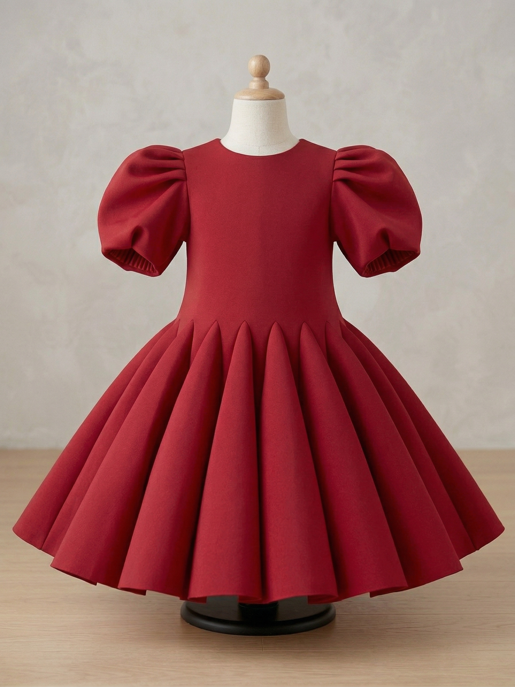 The Crimson Architectural Gala Gown - Image 3